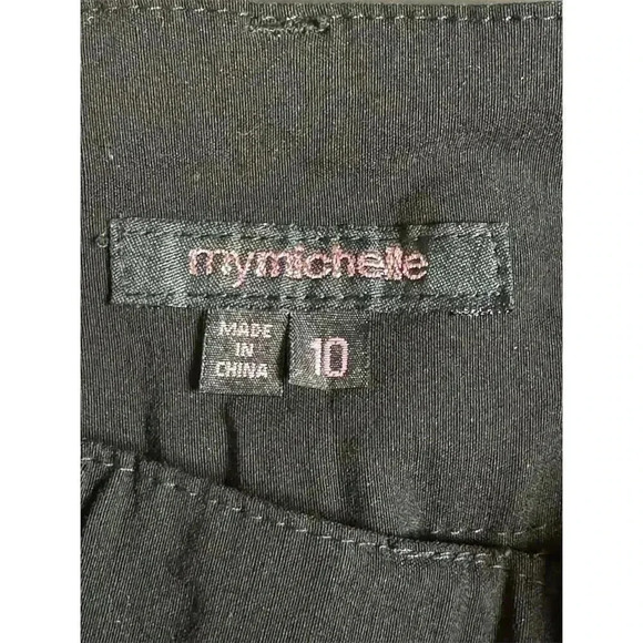 My Michelle Girls Size 10 Black Dress Pants Solid - Picture 5 of 7